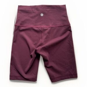 Lululemon Wunder Train High-Rise Short 8" Size 4‎ Cassis Maroon Red. $58